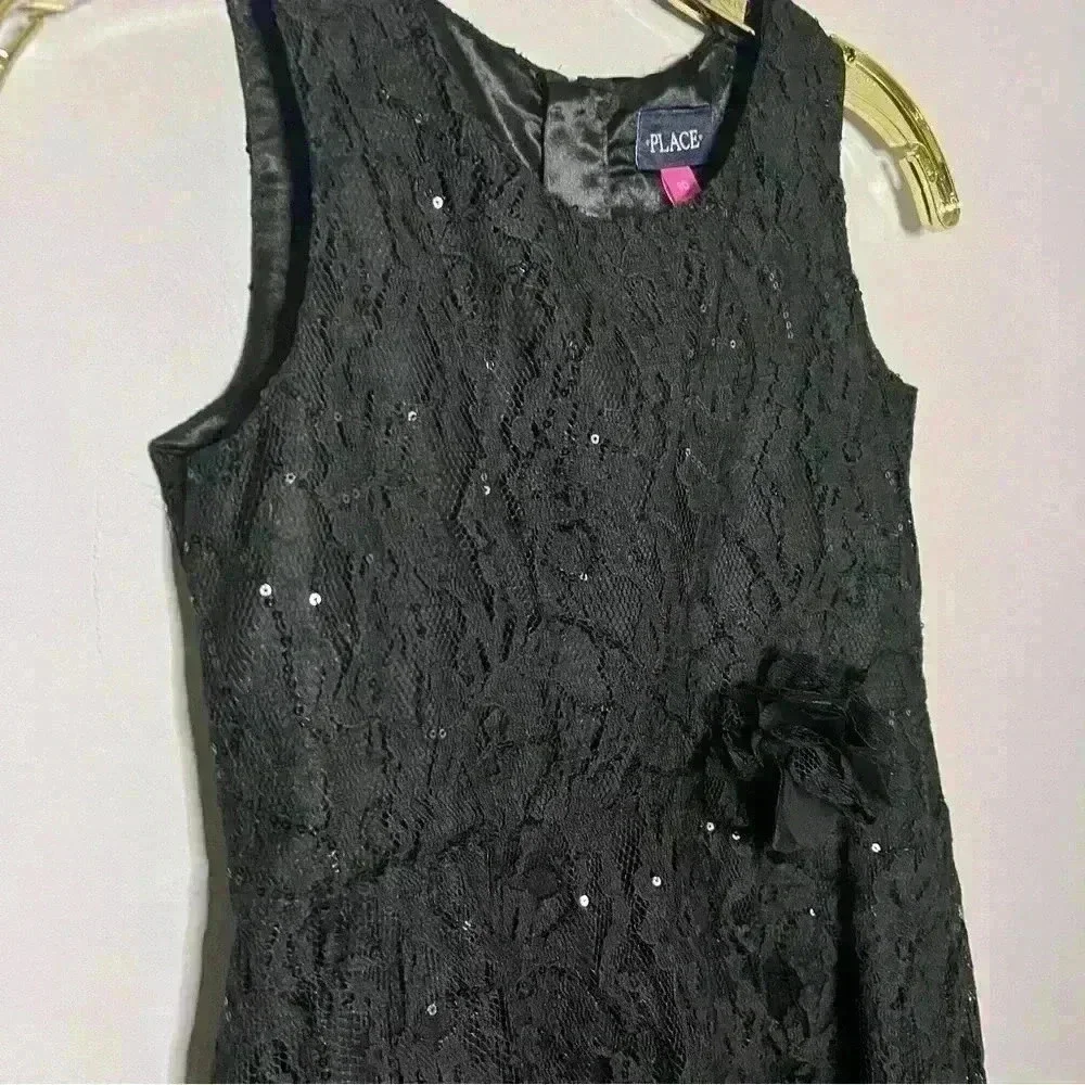 The Children’s Place Black Sparkly Dress, NWT, Size 10